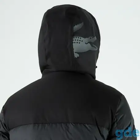 Мужская двусторонняя стеганая куртка lacoste loose fit с подкладкой, фотография 8