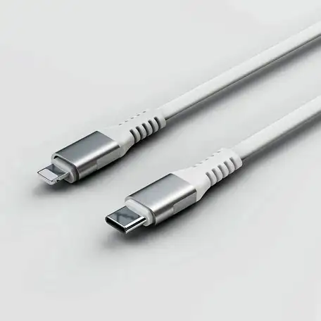 Кабель accesstyle cl30-tf30 type c-lighting 30 см white, фотография 1