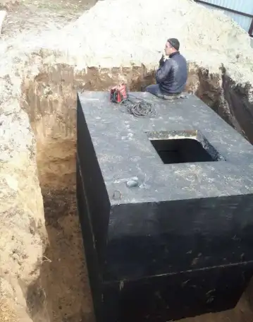 Погреб монолитный, Смотровая яма, подвал под ключ, фотография 19