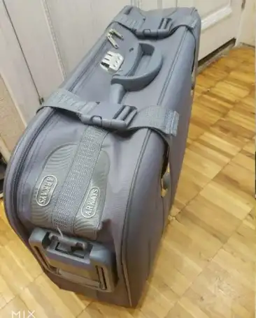 Большой Чемодан 12 колёс  лёгкий  70 x 50 x 20 см 8 колёс сбоку ! 4 снизу всего 12 колёс ! Три ручки, фотография 2