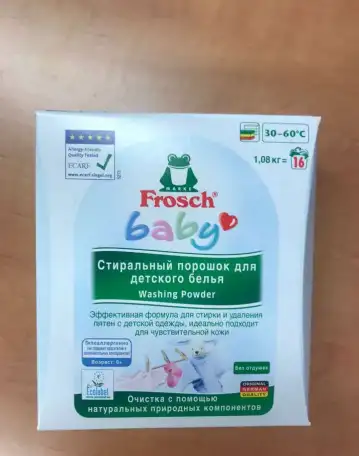 Стиральный порошок для детского белья  Frosch BABY Eco Отпом, фотография 1