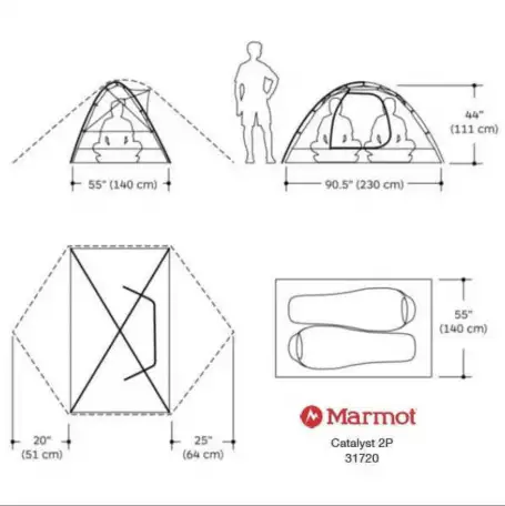 Палатка Marmot Catalyst 2P. Новая, фотография 4