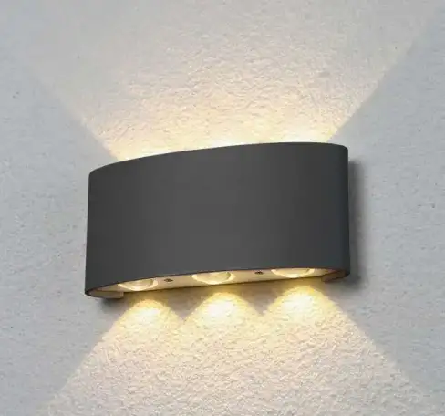 Уличный настенный светодиодный светильник черный Elektrostandard 1551 Techno LED Twinky Trio, фотография 1