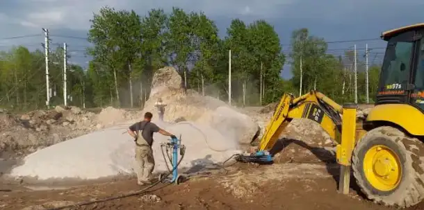 Разрушение валунов и скальных грунтов не взрывным методом, фотография 5