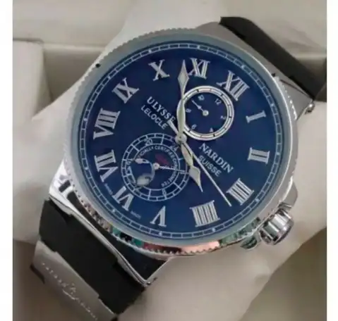Новые Часы Ulysse Nardin Marine Lelocle Suisse механика, фотография 2