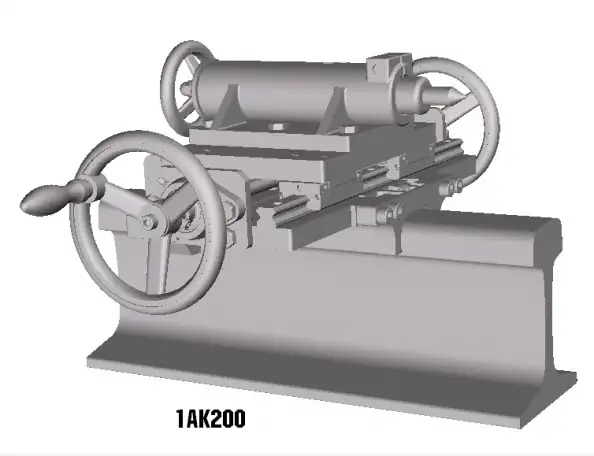 Суппорт для обточки колесных пар чертеж CAD STEP файлы, фотография 2