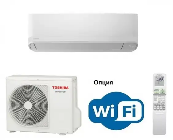Инверторный настенный кондиционер Toshiba Seiya RAS-B13E2KVG-ERAS-13E2AVG-EE Wi-Fi опция, фотография 1