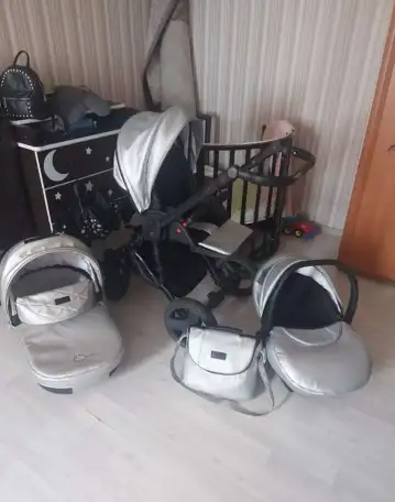 Продам детскую колясеу 3 в 1 Verbi, фотография 3