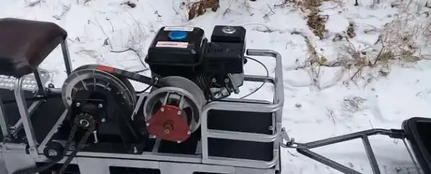 Продам мотобуксировщик с лыжным модулем, фотография 6