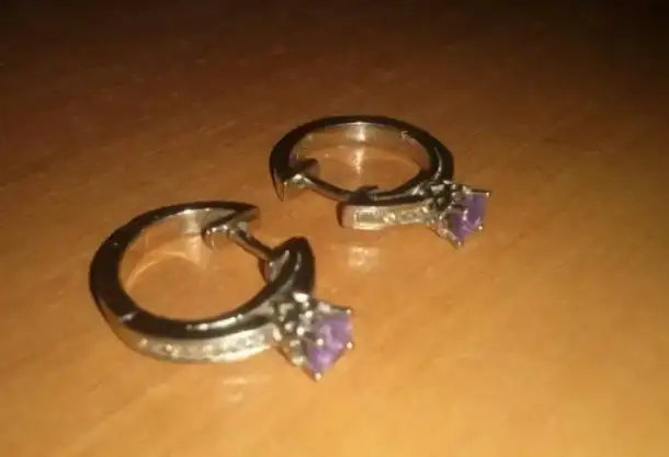 серьги серебро, фотография 1