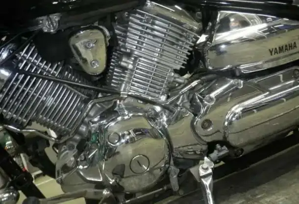Мотоцикл чеппер Yamaha Dragstar 1100 рама VP13J круизер гв 2003, фотография 7