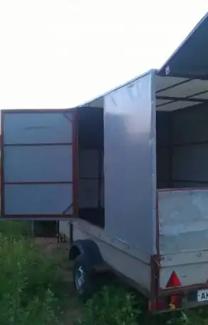 ПРОДАМ!!! ПРИЦЕП РЕССОРНЫЙ С ТЕНТОМ И БОКОВОЙ ДВЕРЬЮ!!! , фотография 1