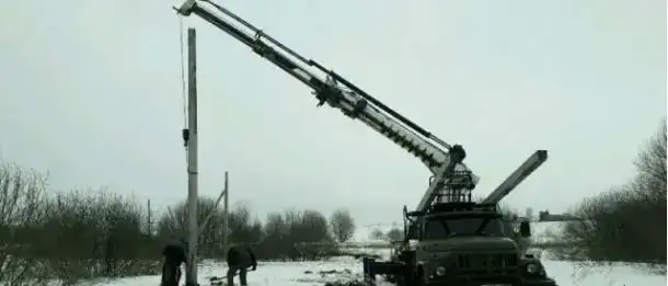 Установка опор лэп, сип, ктп, вл электромонтаж, фотография 2