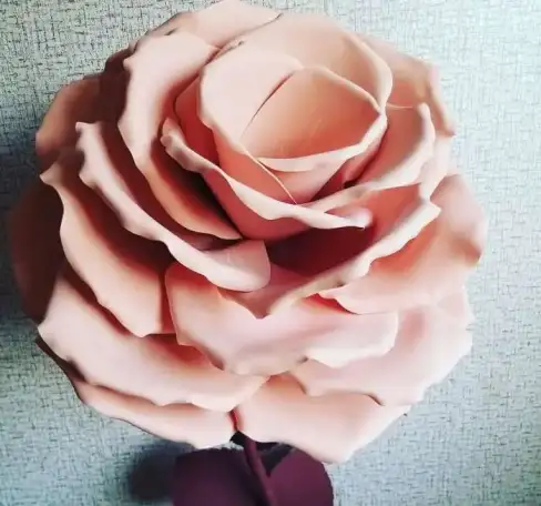 Торшер роза из изолона, фотография 1