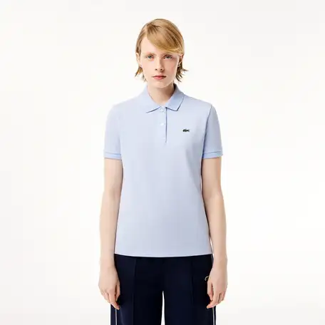 Женское поло lacoste classic fit из хлопка pique, фотография 1