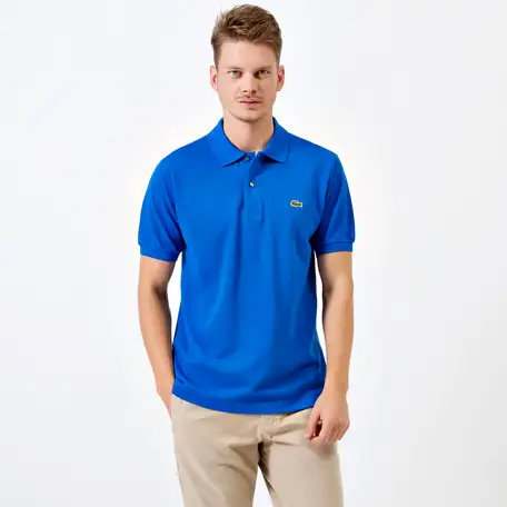 Мужское поло lacoste l1212 classic fit, фотография 1