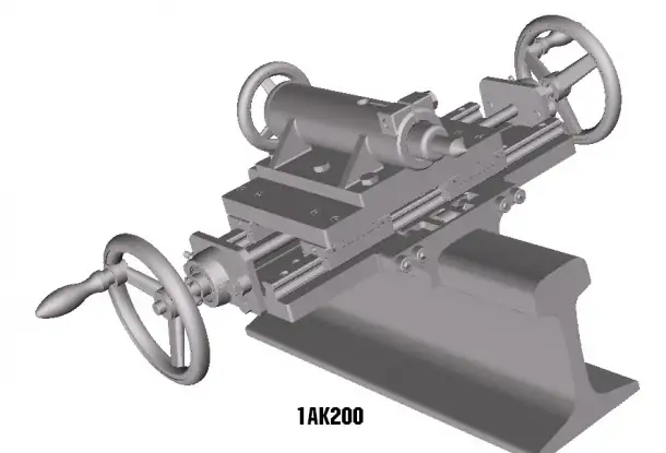 Суппорт для обточки колесных пар чертеж CAD STEP файлы, фотография 1