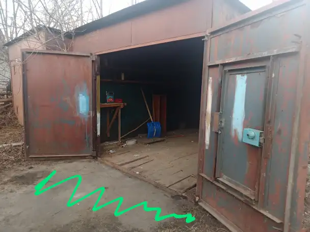 Гараж металлический, Нижний ул.Яблонева-Фруктовая 20,00 м2, фотография 1