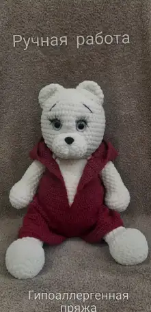 Игрушка мягкая вязаная, фотография 1