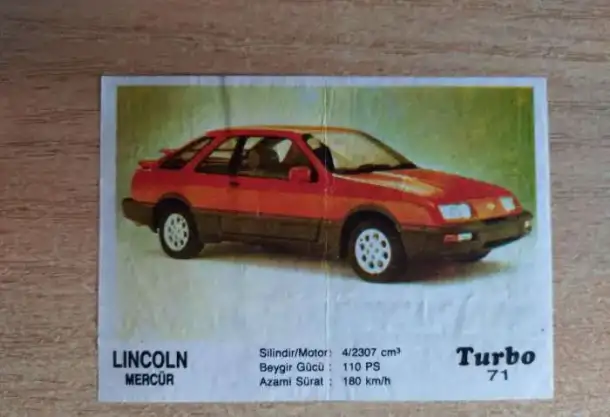 Коллекция вкладышей Turbo, фотография 2