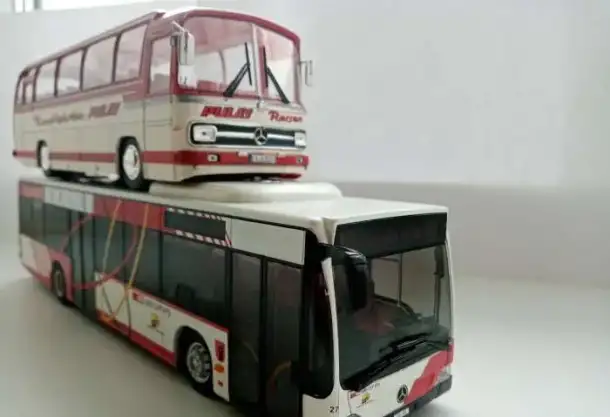 Mercedes - Benz Citaro от Rietzeautomodelle и Mercedes-Benz O302-10R от Hachette, фотография 1