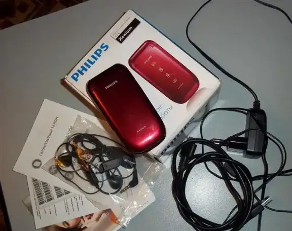 Philips Xenium X216 Dual Redоригинал,2-сим, фотография 1