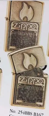 1997 Barrett Smythe Zippo 254BBS B167 Guarantee, фотография 5