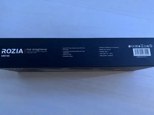 Плойка-щипцы rozia HR745 выпрямитель для волос, фотография 5