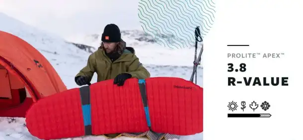Самонадувающийся коврик Thermarest Prolite Apex regular Wide. Новый, фотография 2