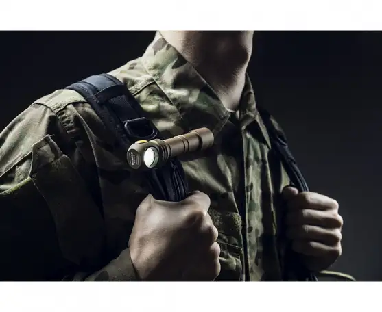 Налобный мультифонарь armytek wizard c2 pro sand white, фотография 7