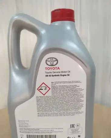 Масло моторное Toyota 5W40 5л, фотография 2