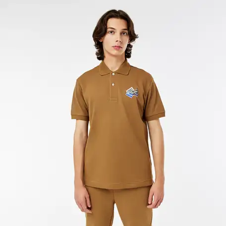 Мужское поло lacoste slim fit l.12.12, фотография 1