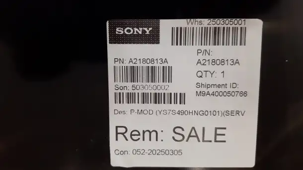 Рассеиватель-световод-подсветка  ТВ Sony 49 серии XE-XF-XG-XH, фотография 6