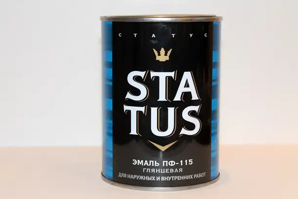 Эмаль пф-115 status, серая 1,8кг, фотография 1