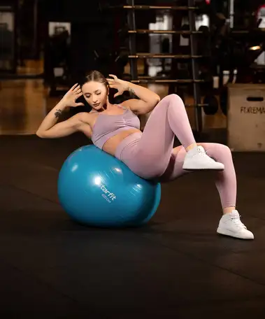 Фитбол sratfit gb-109 антивзрыв, 1000 гр, с ручным насосом, 65 см, фотография 5