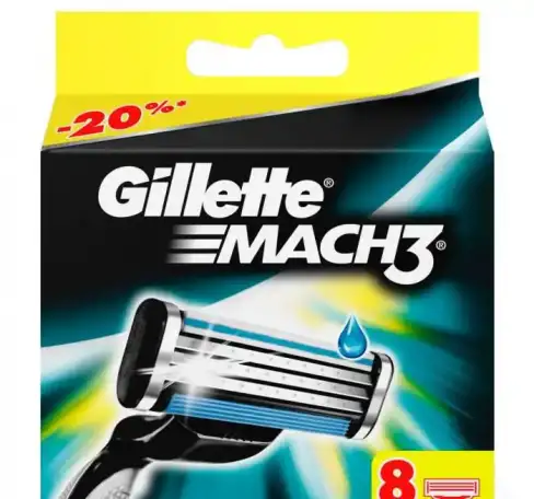 Лезвия Gillette Mach3 и Mach3 Turbo по 4, 8 шт, фотография 2