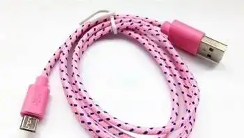 micro-USB, 1 м, тканевая оплетка, фотография 2