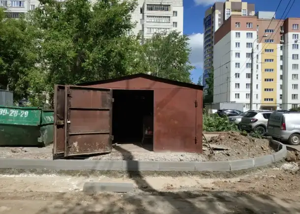 Продам гараж металлический сборный/разборный, аэропорт 24,00 м2, фотография 1