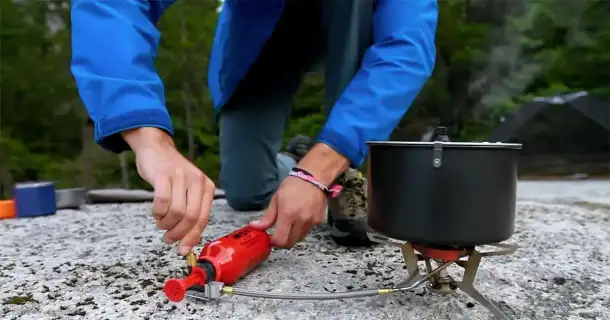 Мультитопливная горелка MSR WhisperLite Universal газ, бензин, керосин, фотография 6