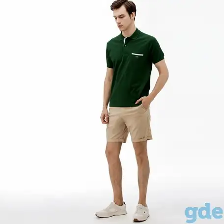 Мужские шорты lacoste slim fit, фотография 5