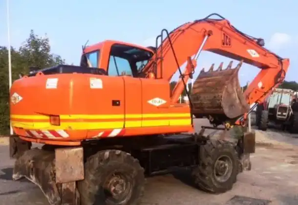 Экскаватор колесный JCB 160 ковш 1.2м3 услуги аренда от собственика, фотография 1