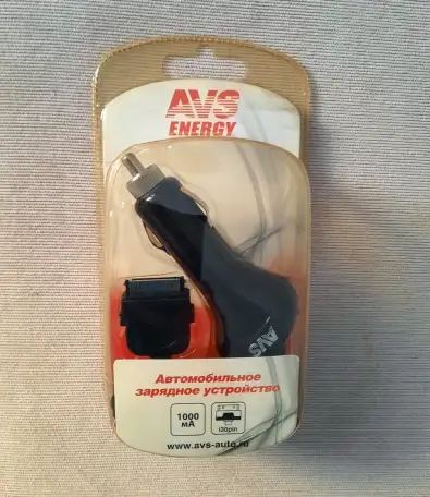 Автомобильное зарядное устройство для iPhone  AVS Energy Cip-402, фотография 2