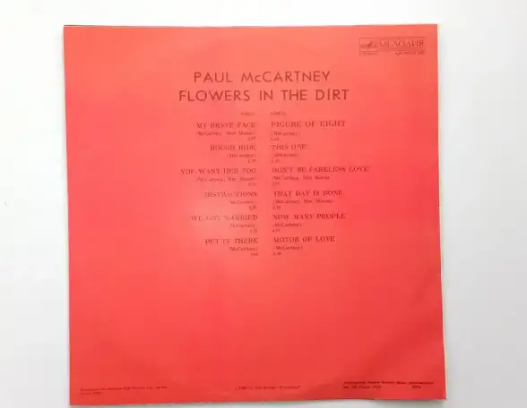 Paul McCartney - Flowers in the dirt, фотография 2