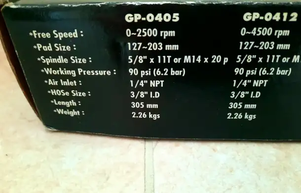 Угловая полировальная машинка GATX GP-0405, фотография 5