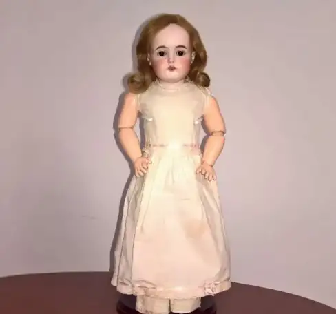 Антикварная немецкая коллекционная кукла Kestner, mold 166, фотография 6