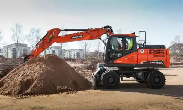 Колесный экскаватор Doosan DX190WA в Тольятти от официального представителя завода в РФ, фотография 1