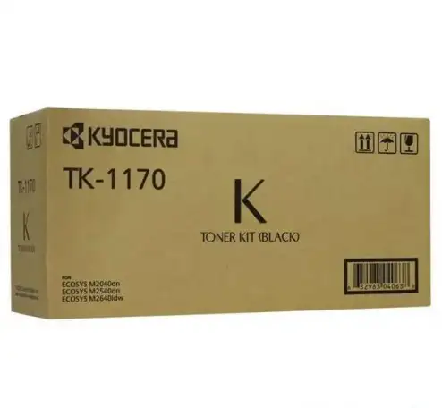 Тонер-картридж KYOCERA-MITA TK-1170, оригинальный, лазерный, 7200 стр., фотография 1