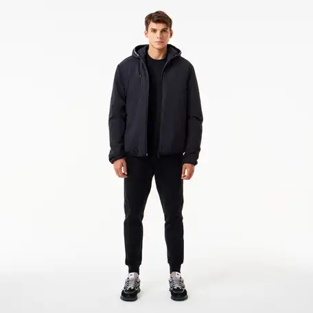 Мужская водоустойчивая ветровка lacoste с капюшоном, фотография 5