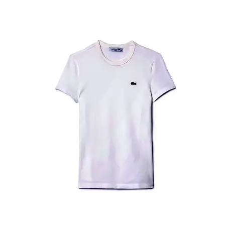 Женская хлопковая футболка lacoste relaxed fit, фотография 5
