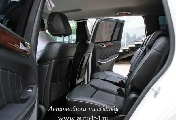 Белый джип Мерседес GL500 на свадьбу, фотография 2